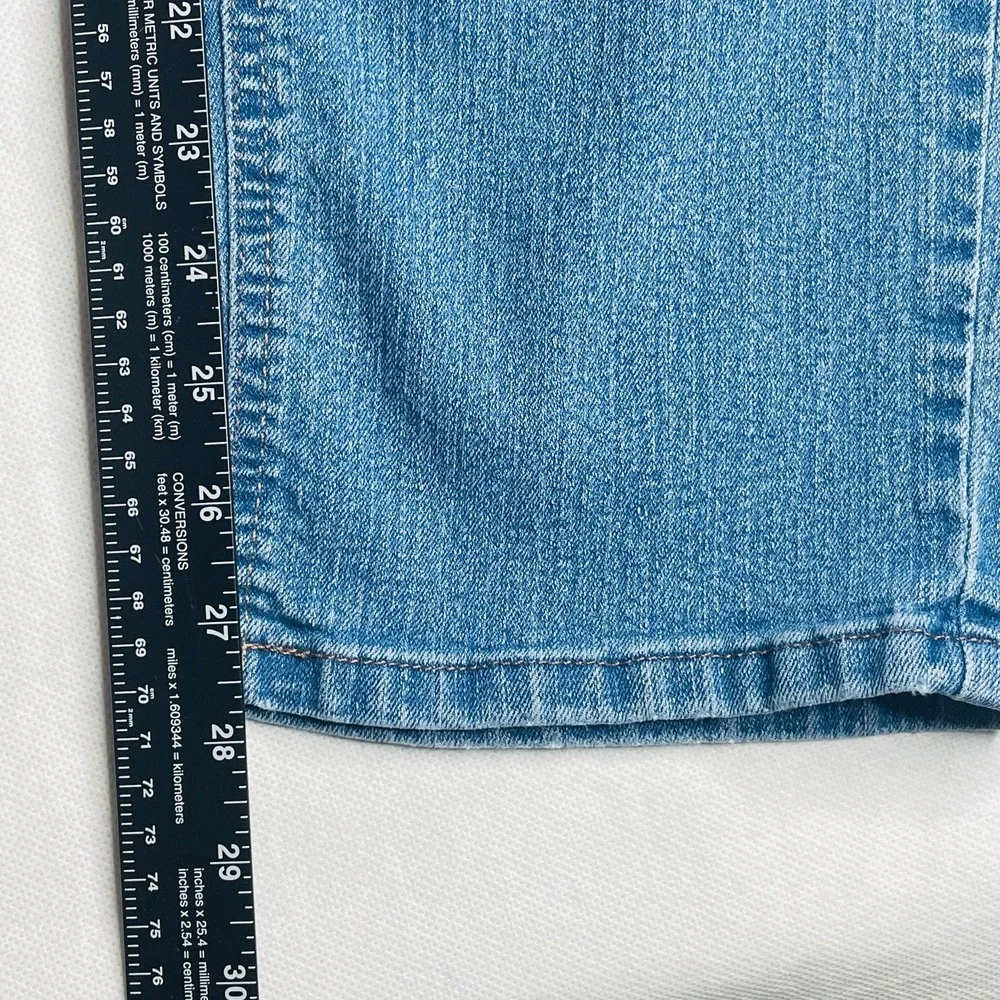 Just My Size JMS Skinny Jeans Womens 18W M Plus Size Blue Stretch Denim Casual - Picture 7 of 14